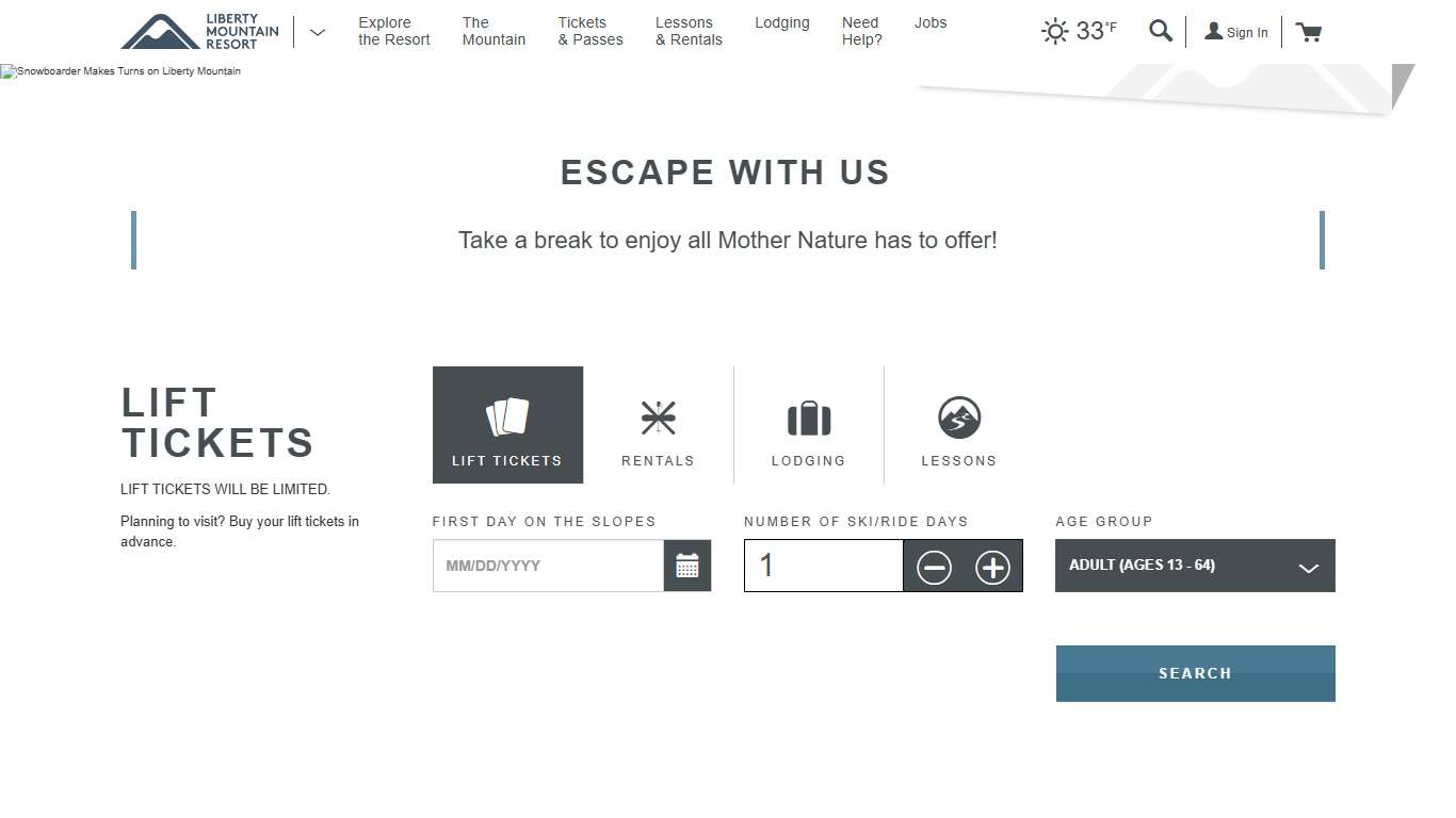 Pennsylvania Skiing & Snowboarding | Liberty Mountain Resort