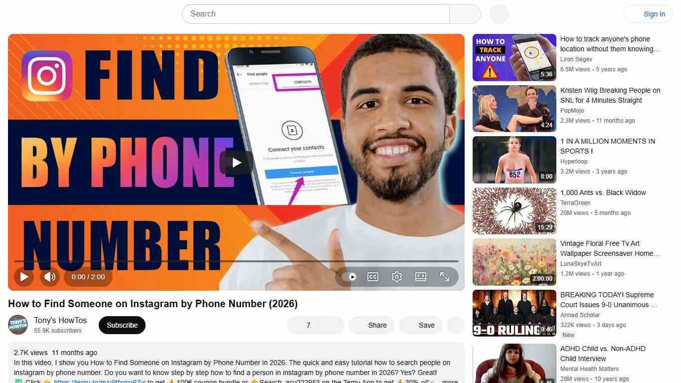 How to Find Someone on Instagram by Phone Number (2026) - YouTube